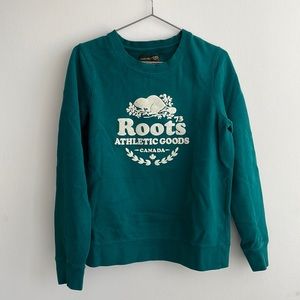 Roots crew neck sweatshirt